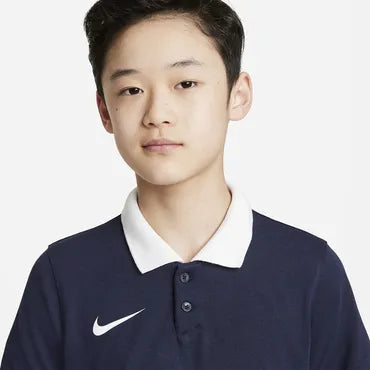 Léine polo leanaí nike jr park 20 gorm oiriúnach dinimiciúil 128