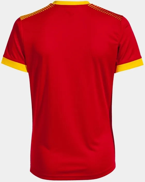 Camiseta feminina joma eco supernova vermelho-amarelo vermelho/amarelo xl
