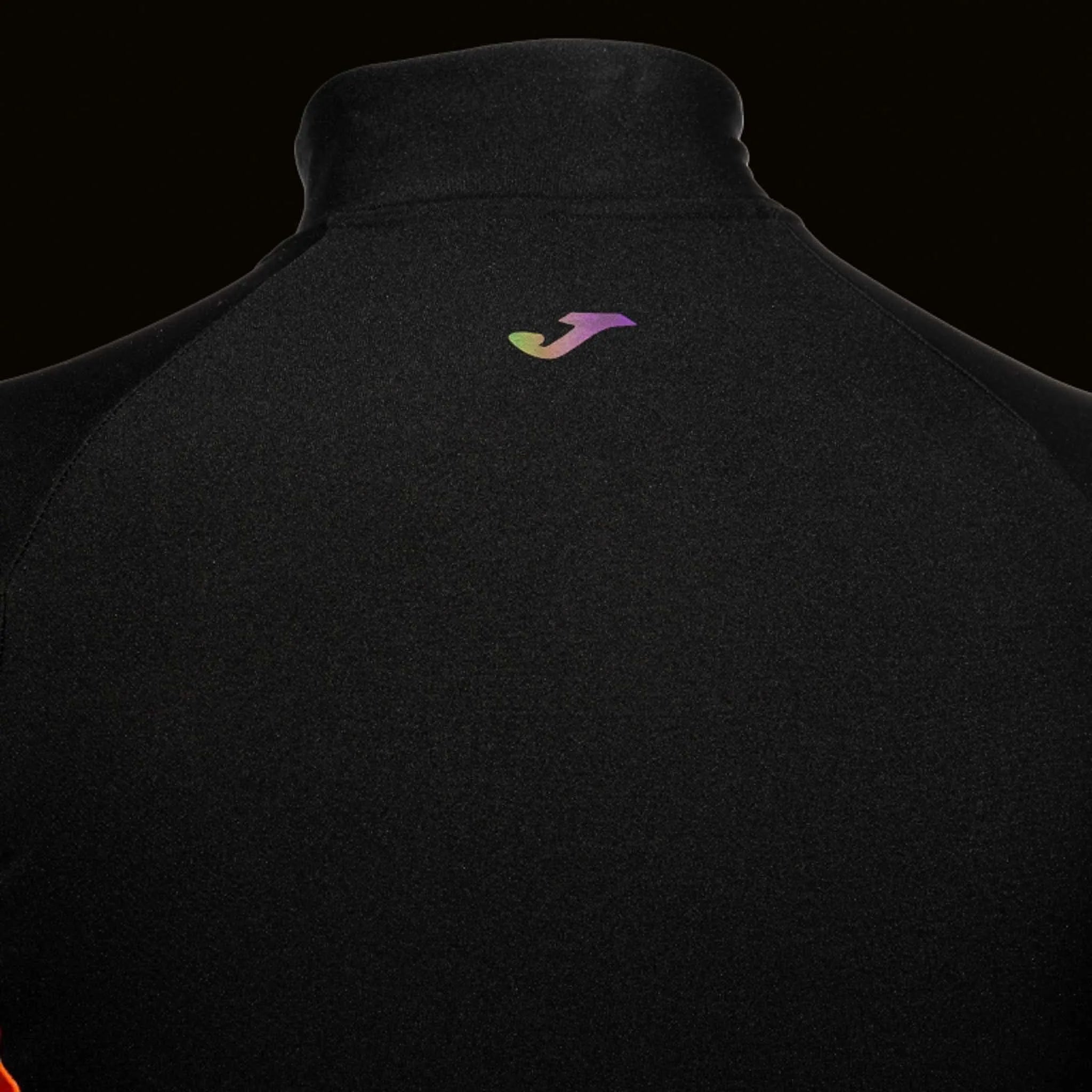 Hanorac/sacou de ciclism joma crono fermoar complet fluor negru negru m