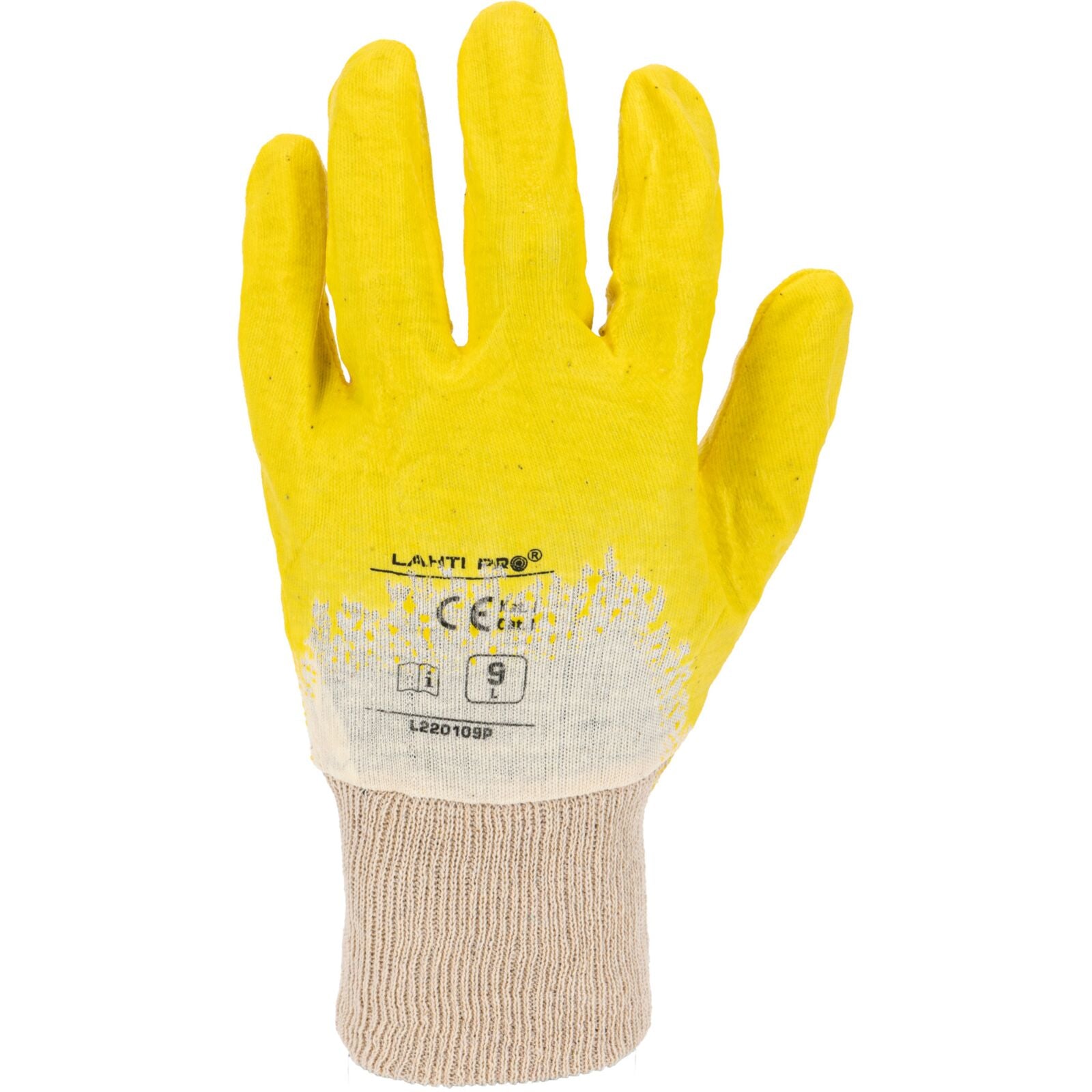 Gloves Nitryl Yell-white L220110p 12 Pairs 10 Ce Lahti