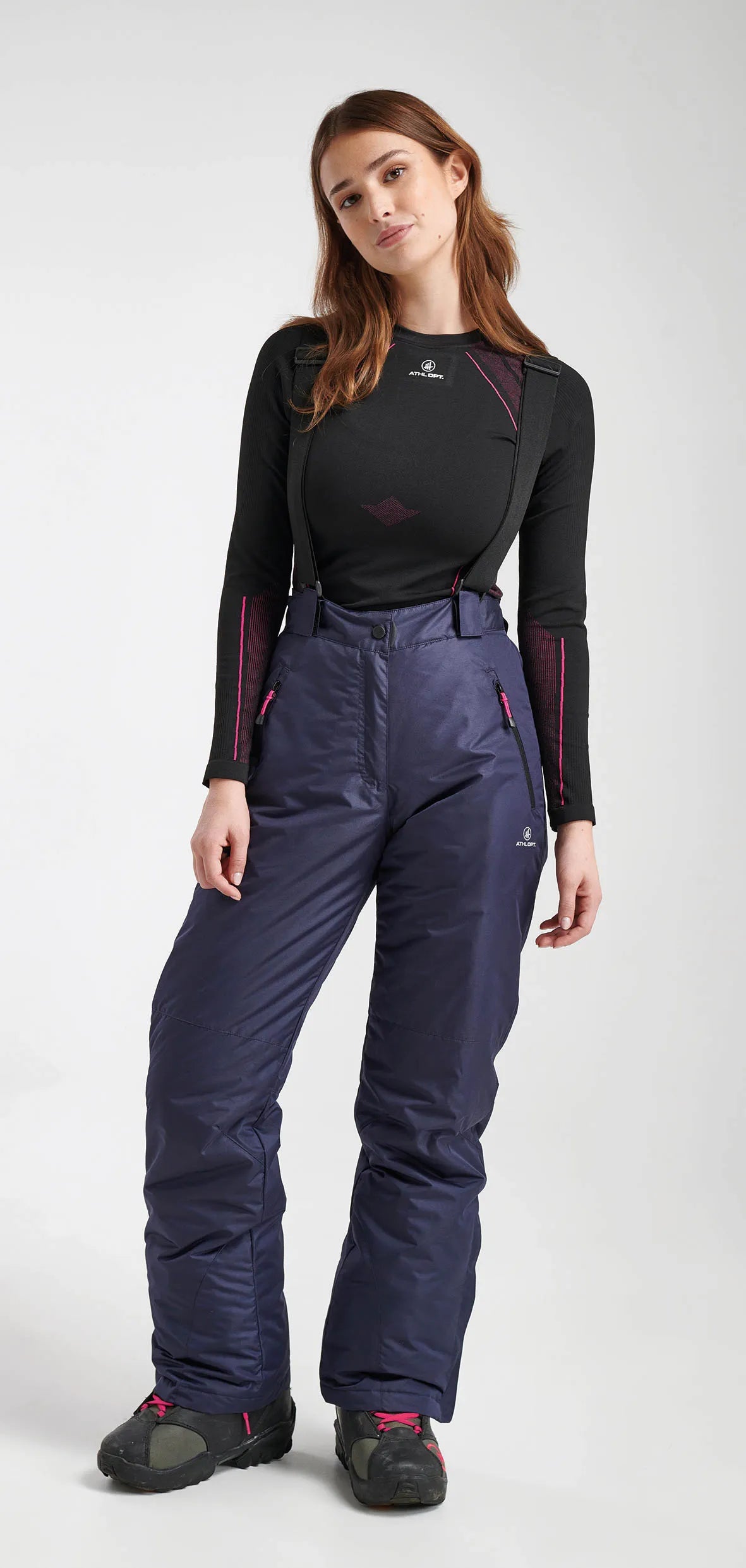 Pantalon de ski femme athl. dpt breanna bleu l