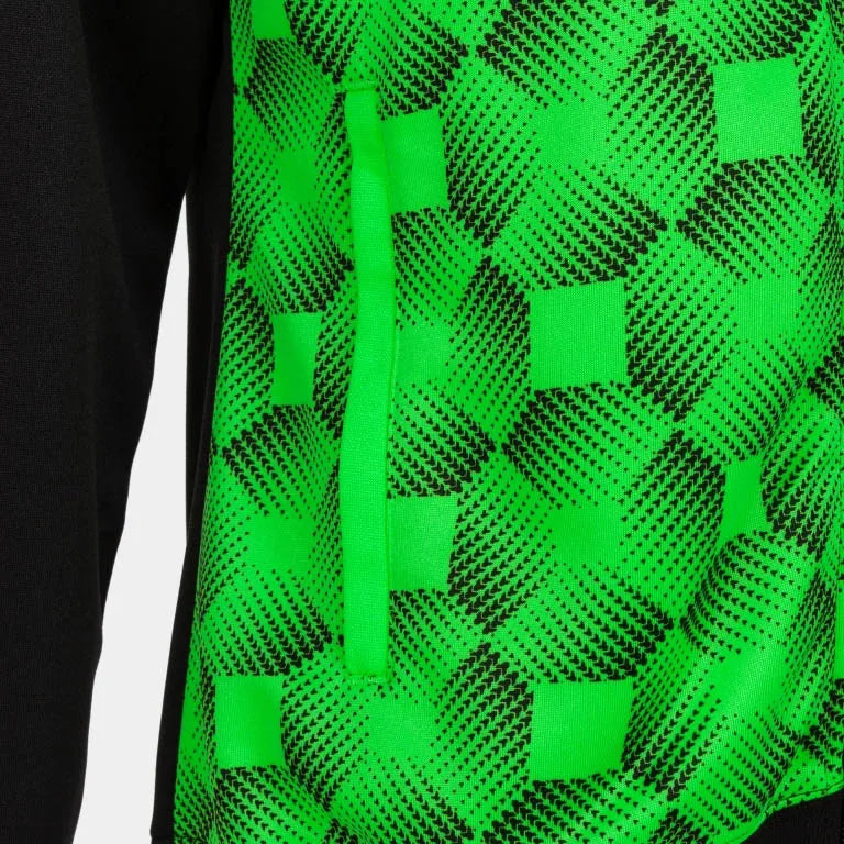 Dame joma supernova iii hættetrøje med lynlås fluorgrøn l