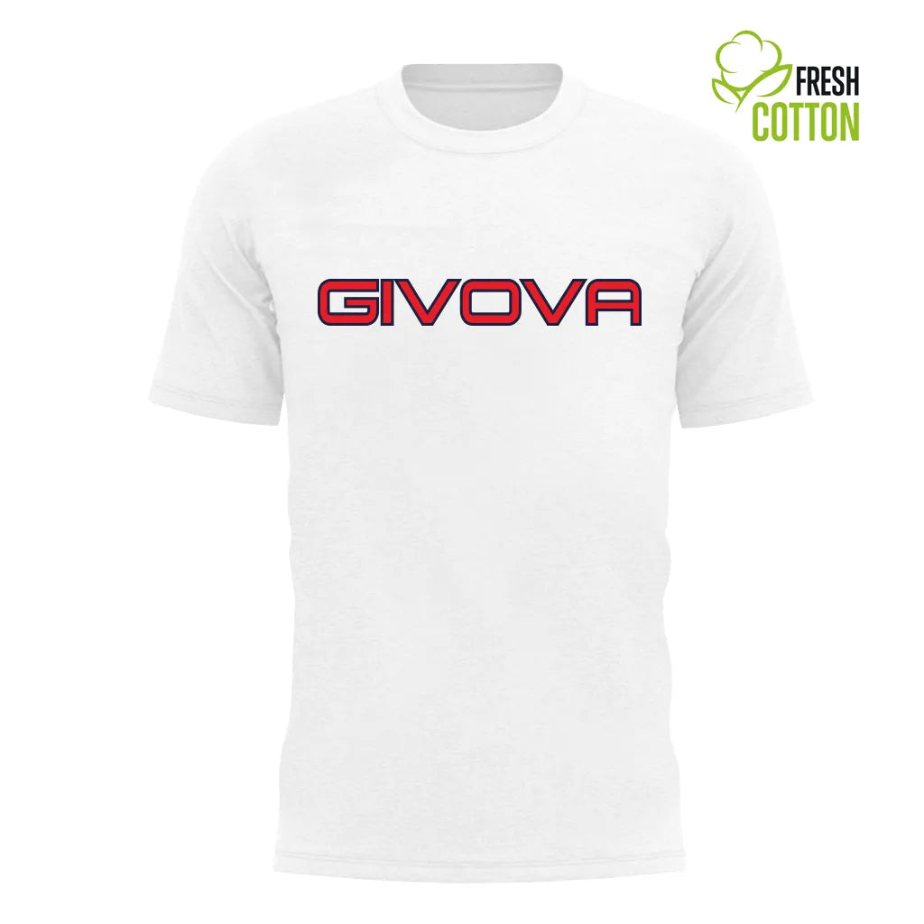 Katoenen t-shirt givova spot wit wit xl