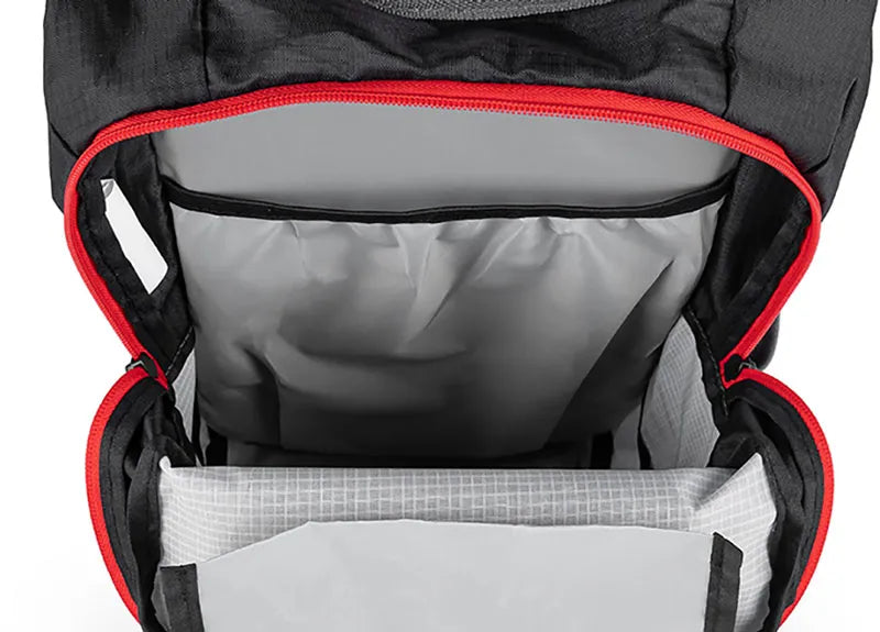 Mochila de ciclismo loop trail 22 preto-vermelho preto