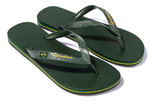 Ipanema grøn flip flops til mænd