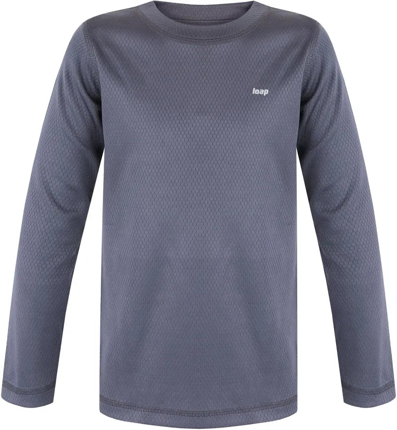 Detský termo dres loap pirru black 140