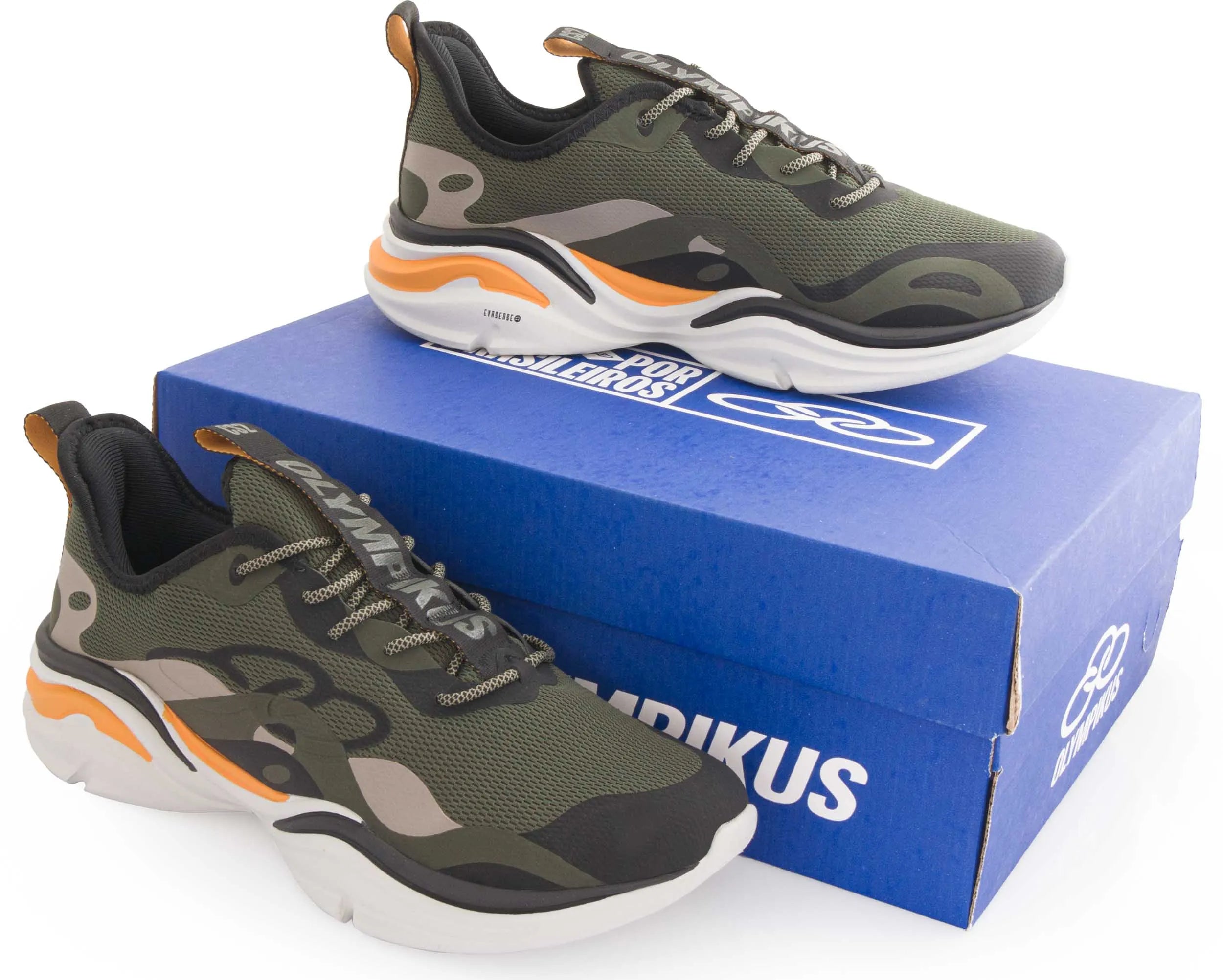 Pánske topánky olympikus cs2 militar-black khaki 43