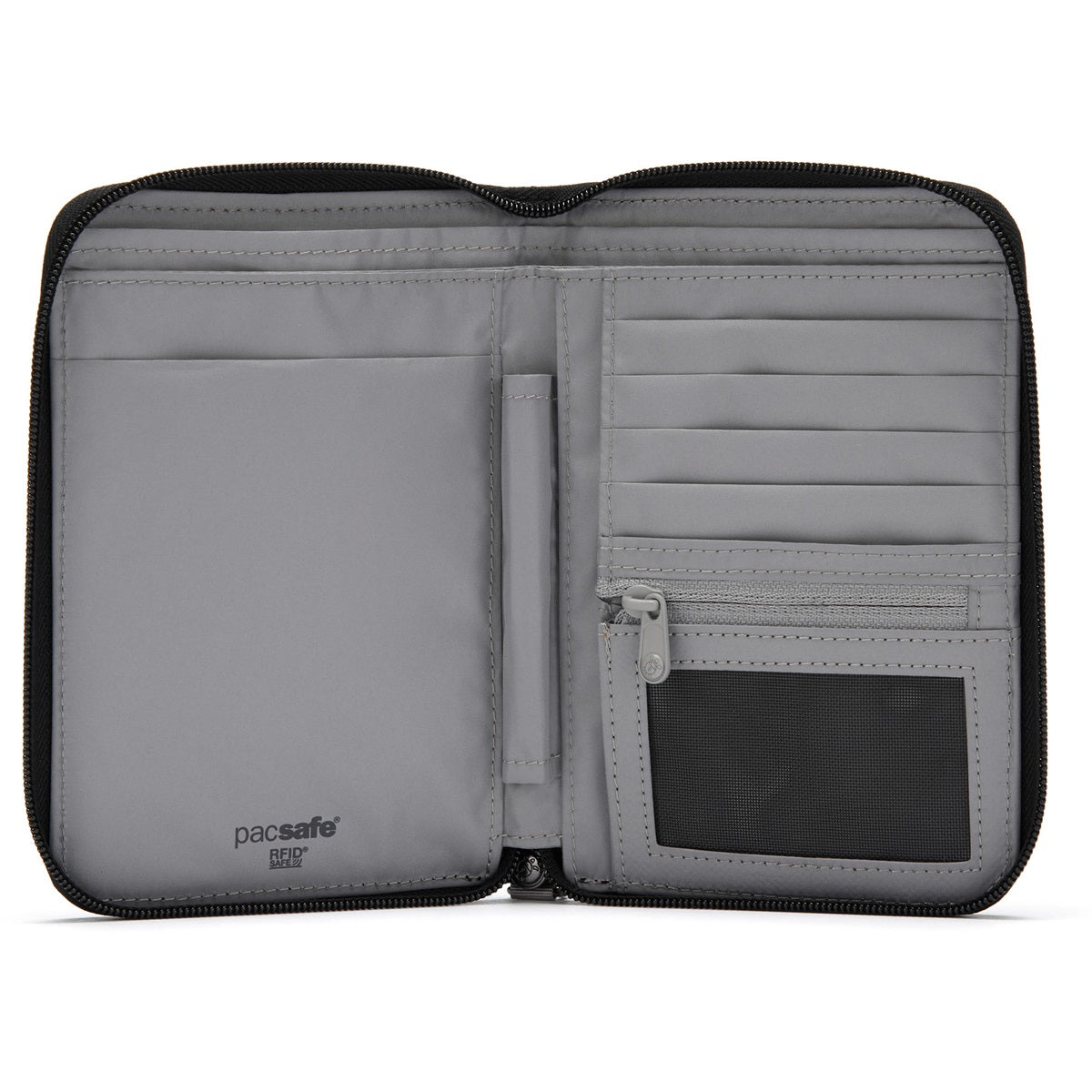 Pacsafe Rfidsafe kompakt utazásszervező Jet Black