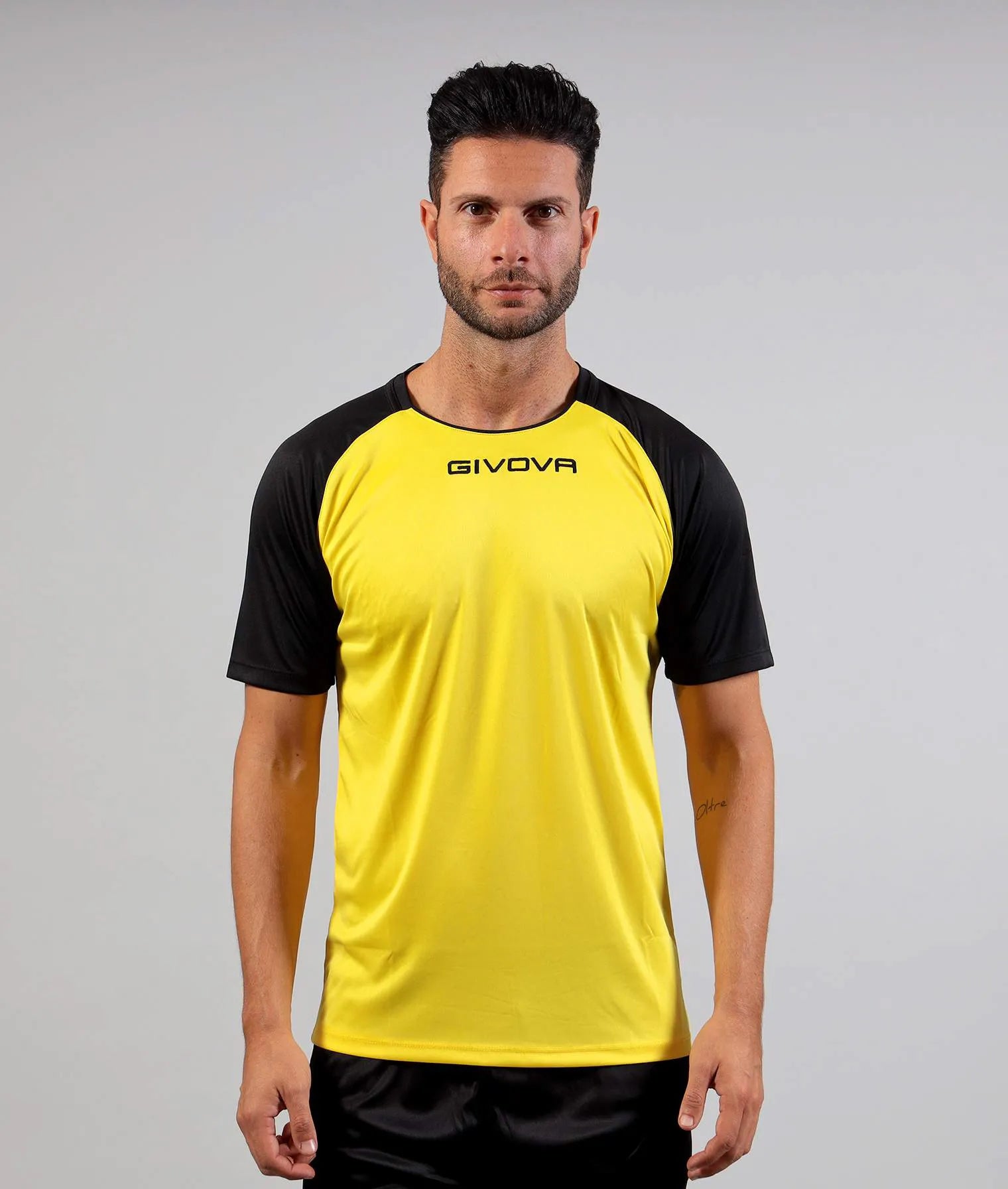 Sports T-shirt Givova Capo Gul-sort