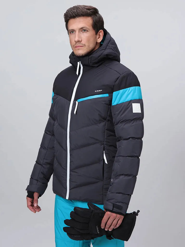 Pánska lyžiarska bunda Loap Oridior Dark Grey 2xl