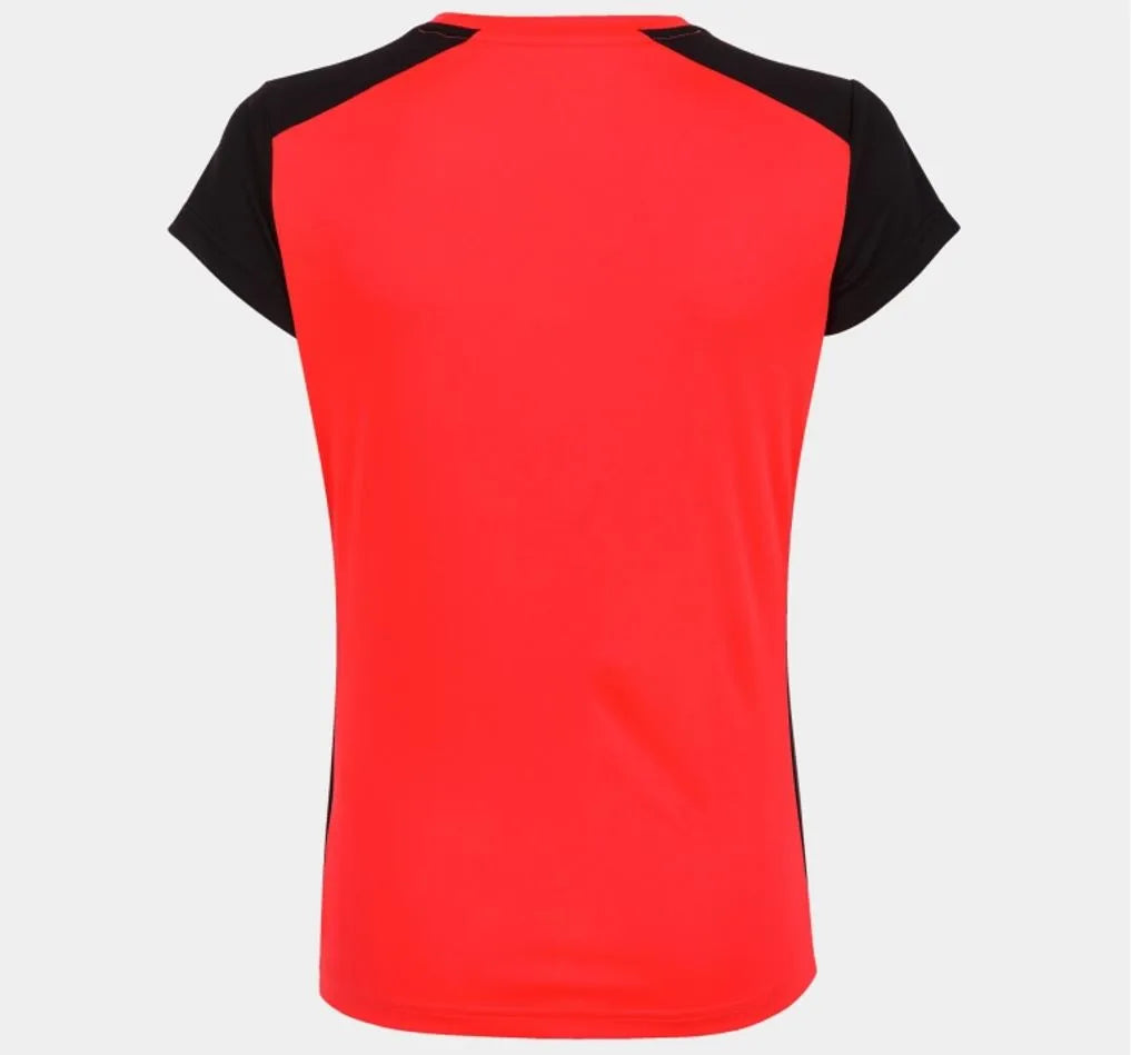 Camiseta feminina joma record ii fluor coral verde 2xl