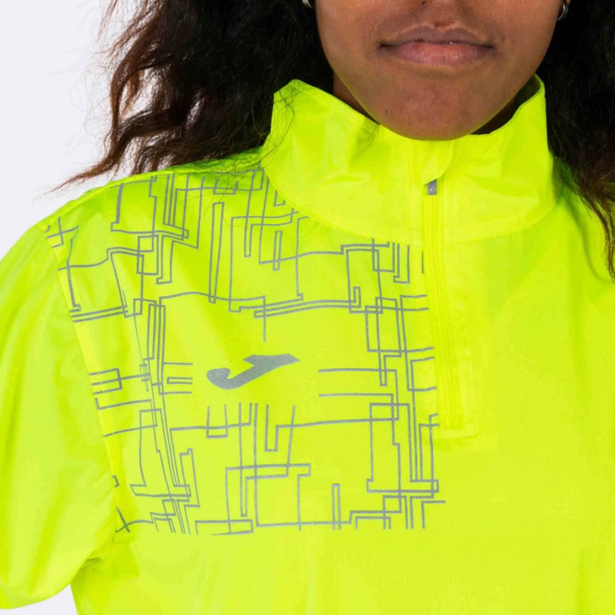 Sweat femme joma elite viii jaune fluo l