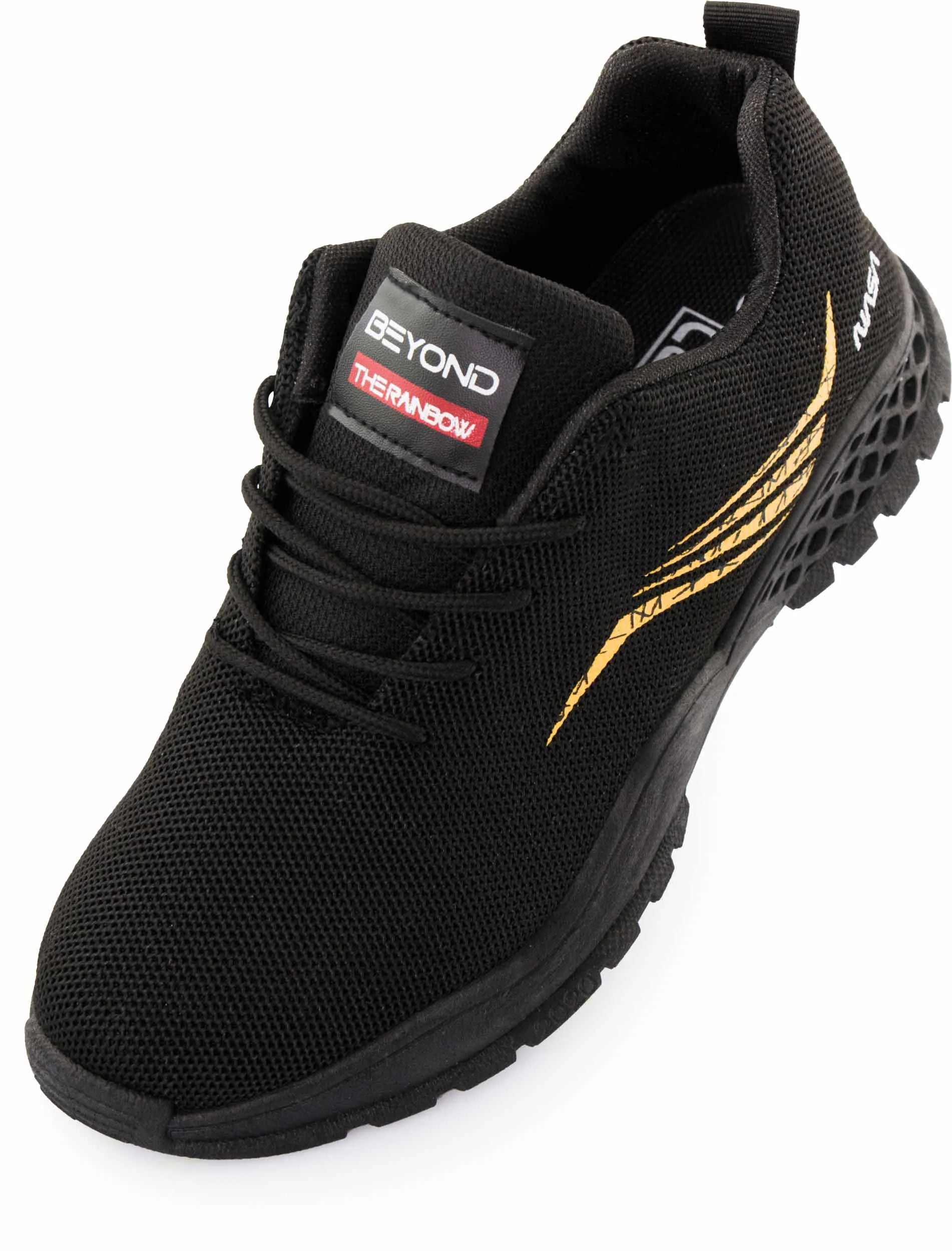 Zapatos de hombre Nasa Men Beymond The Rainbow Sneaker Negro/amarillo Negro