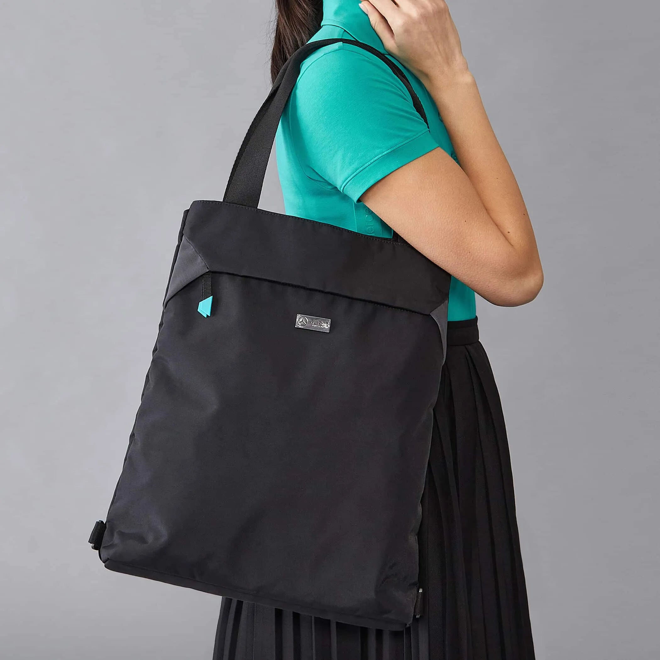 Bag/backpack Mercedes Mapf1 Fw Transformable Tote Bag Black