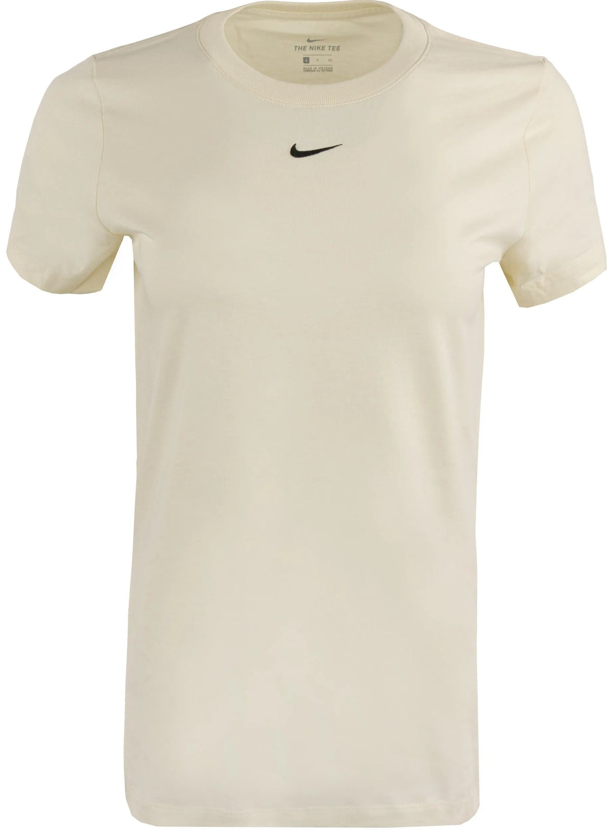 T-shirt Nike Essential da donna Crew Coconut Milk Beige