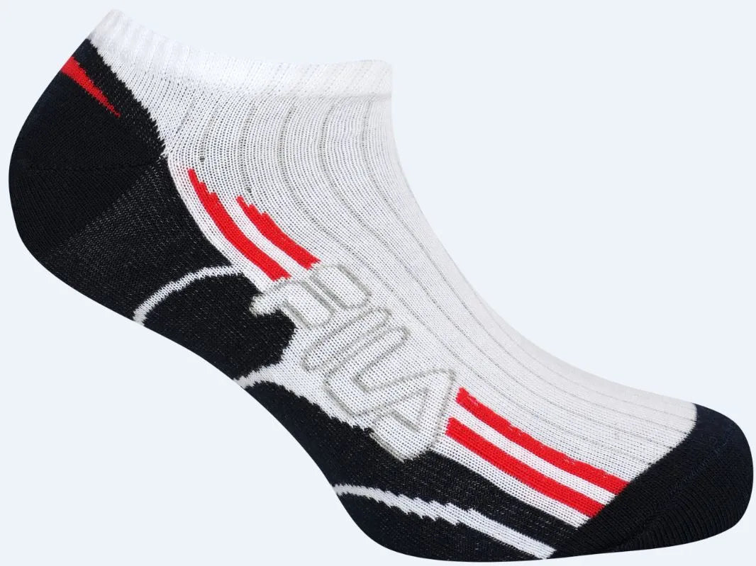 Socken Fila 3er-Pack Sneaker Weiß-Marine 43-46