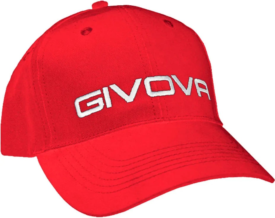 Cap Givova Con Visiera Red Red