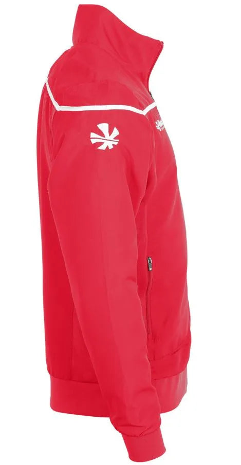 Veste Reece Varsity rouge-blanc pour hommes rouge 2xl