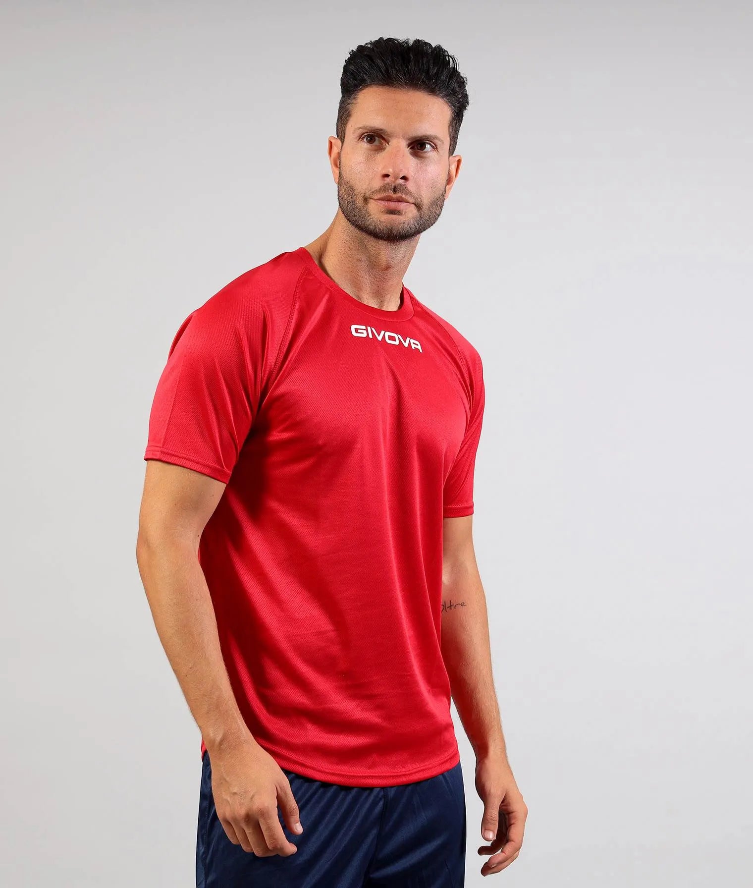 T-léine Spóirt Givova One Microforata Red