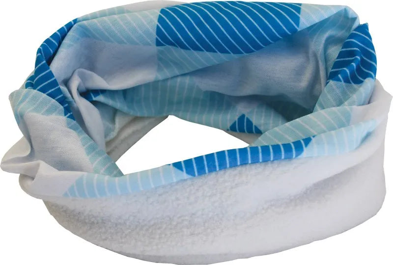 Sportowy szalik z polarem sulov w kolorze niebieskim