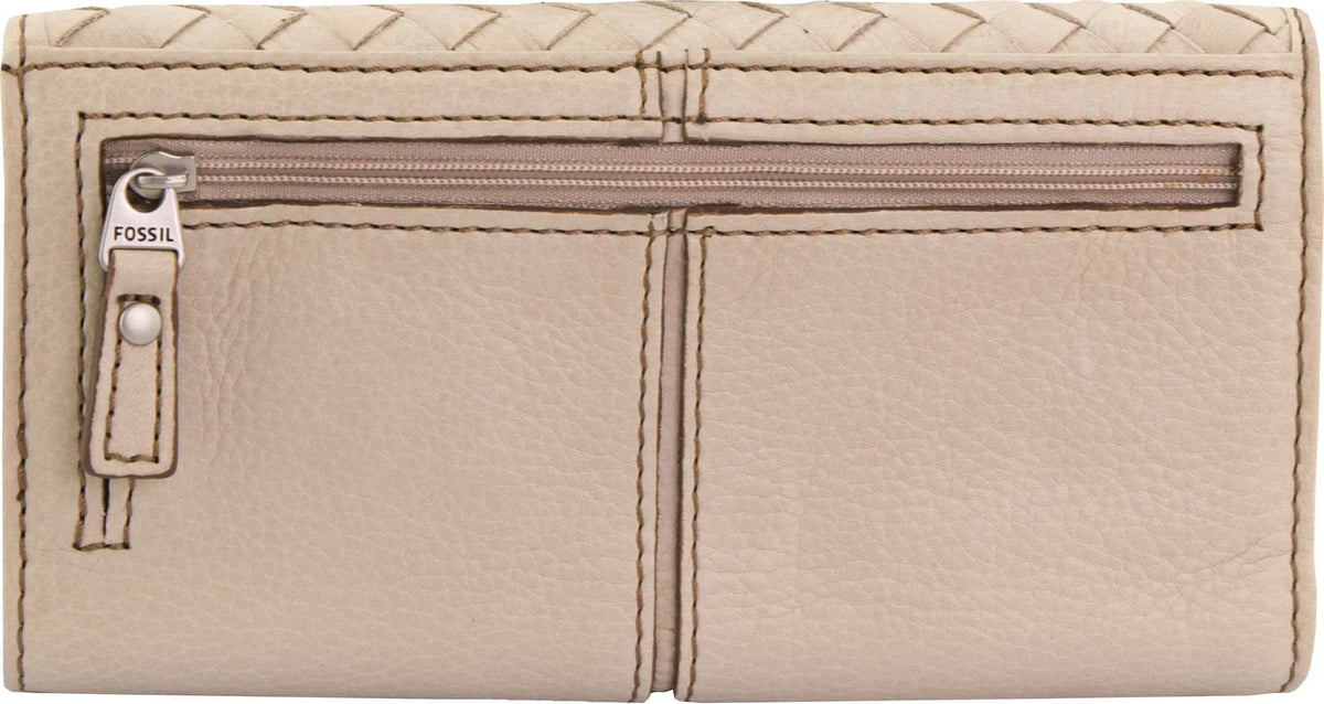 Dámská peněženka Fossil Wmns Leather Wallet Maddox Cream