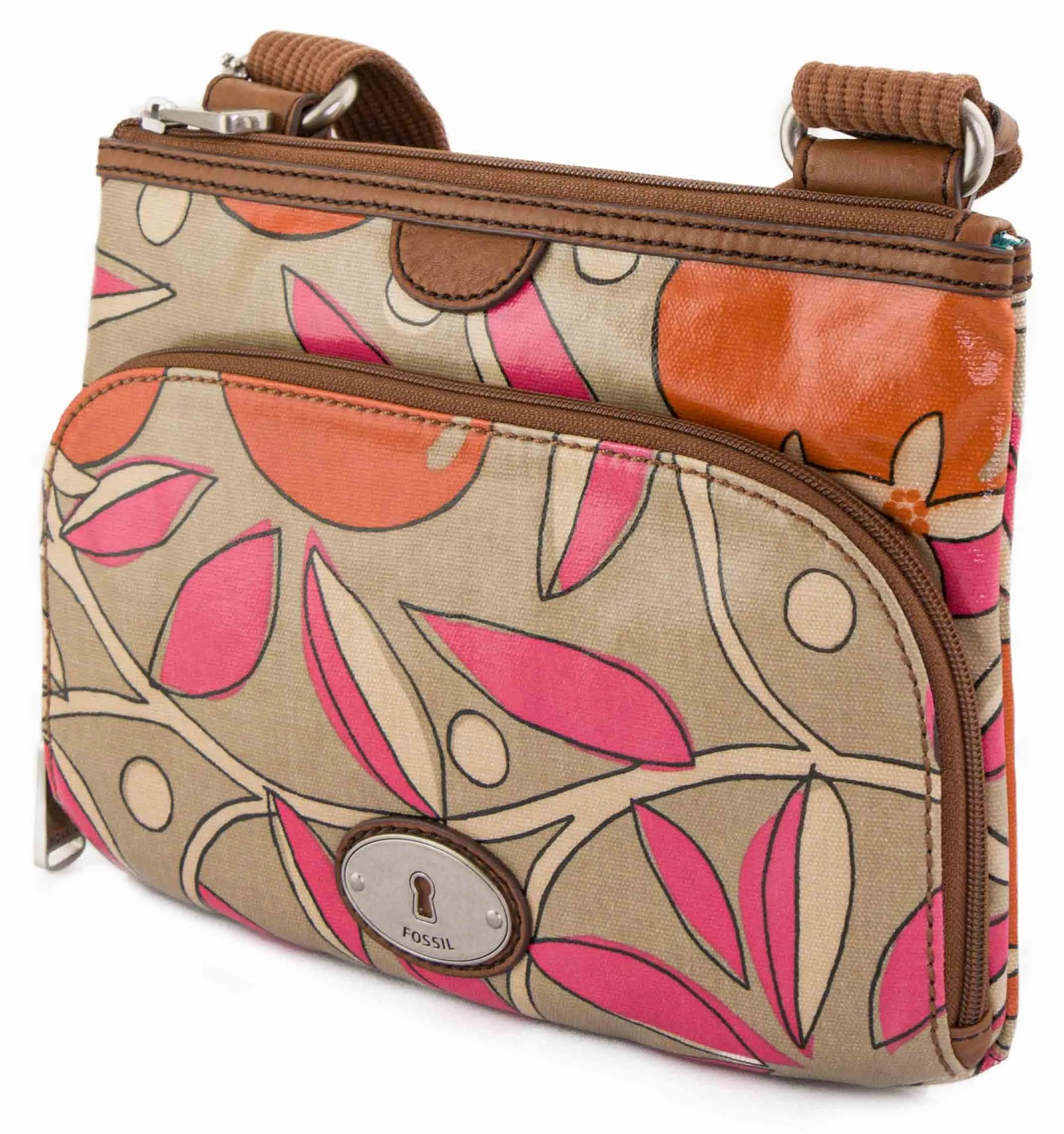 Borsa a mano da donna Fossil Wmns Borsa a tracolla Key-per Top Zip Fruit Mix
