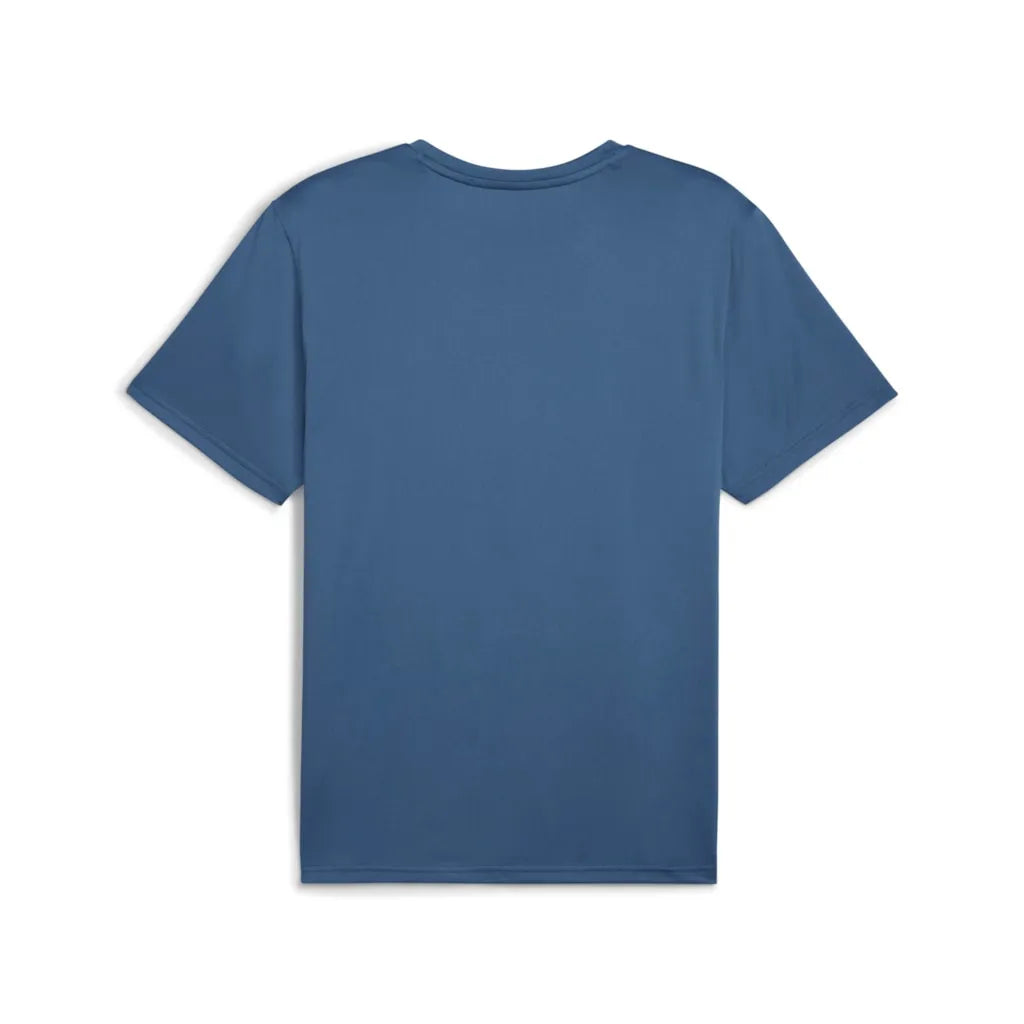Camiseta puma ess solid cat para hombre azul m