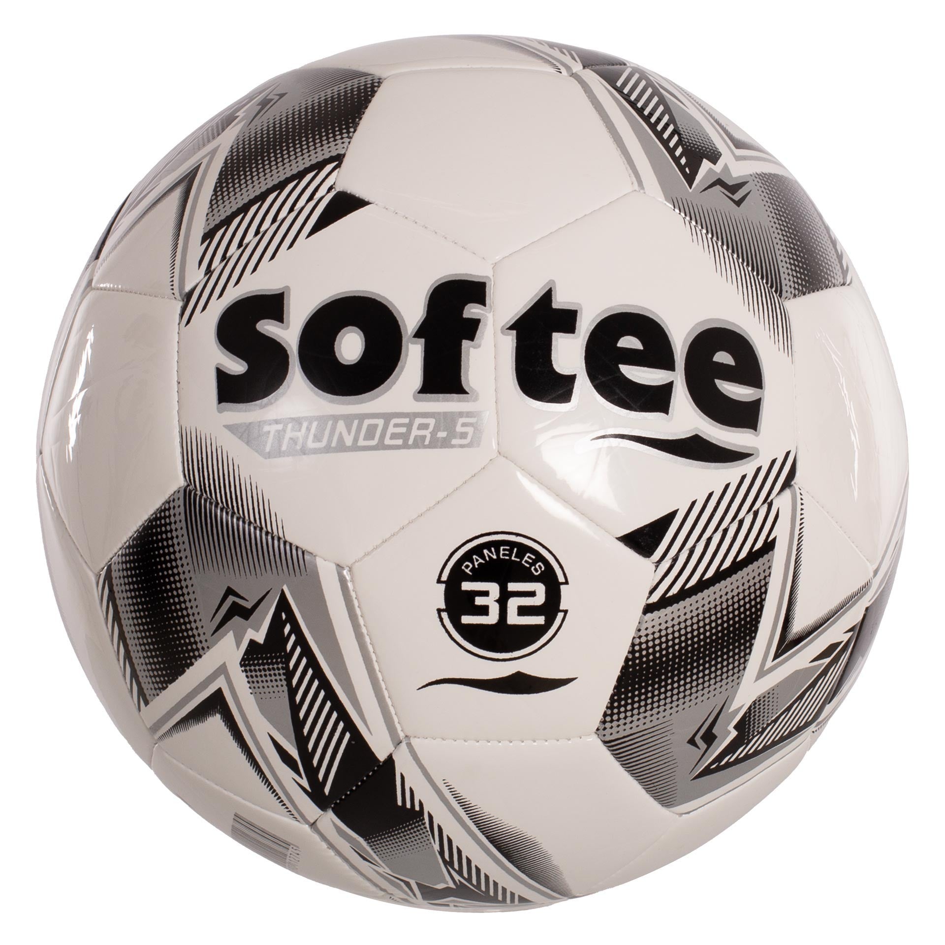 Fotbollsmjuka Thunder Storlek 5 Blanco/Negro FÚTBOL 11