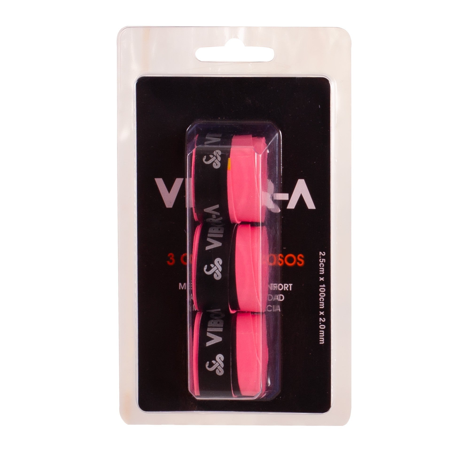 Blister 3 Smoth Overgrips Pro Vibor-a Rosa ÚNICA