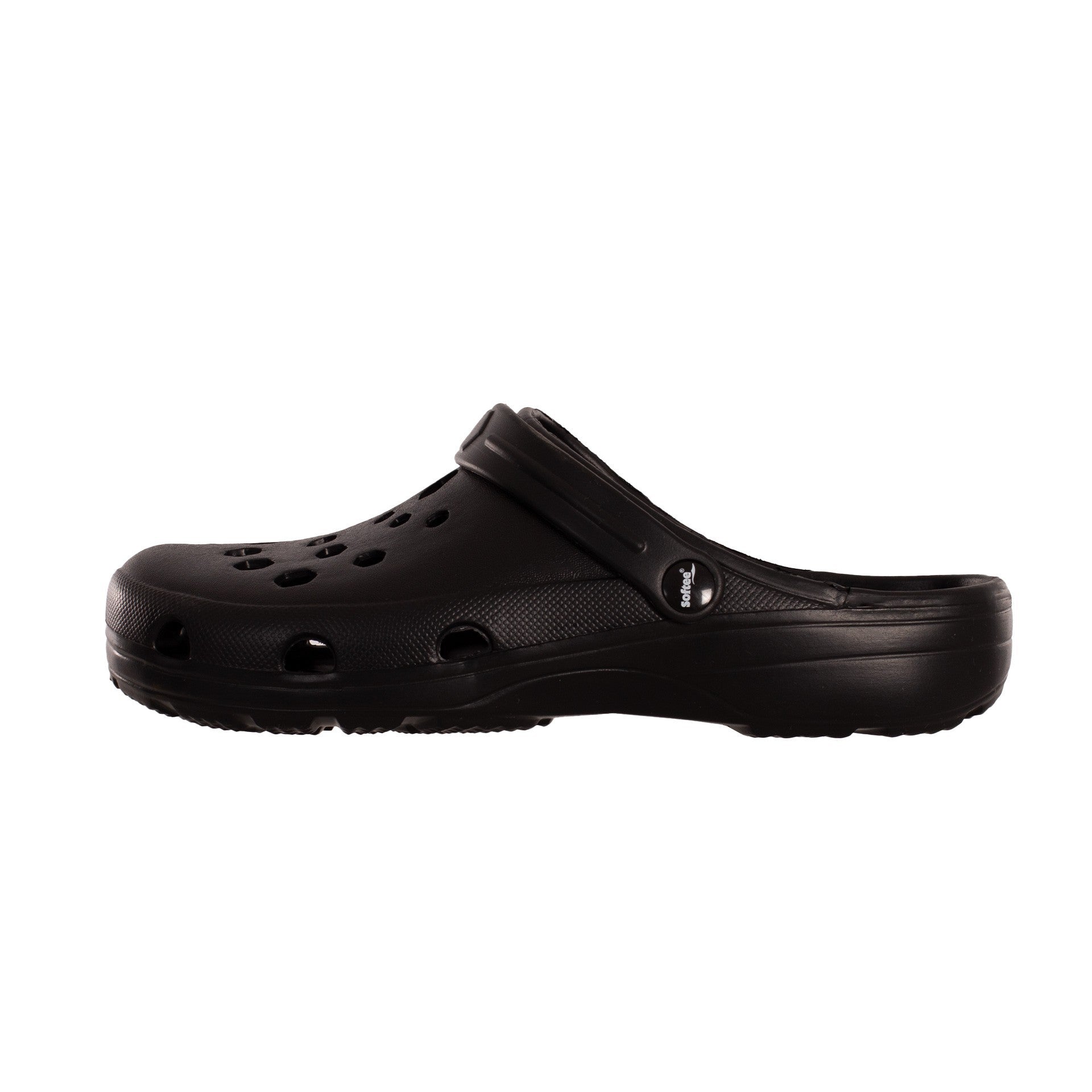 Dřevák Softee Hexagon Black