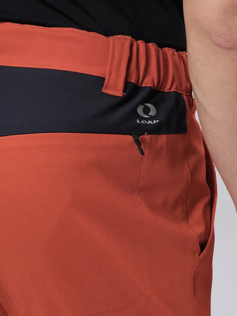 Pánske šortky loap uzek org-dblu oranžové m