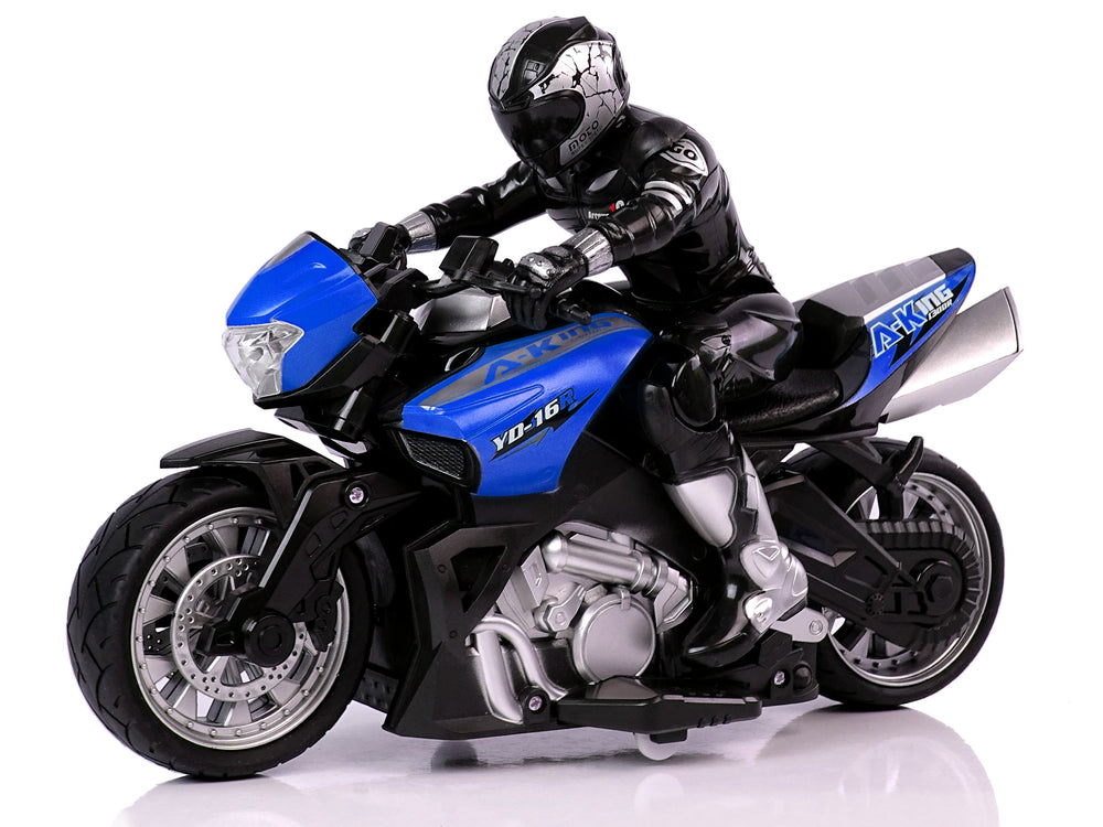 Sports Motorcycle R/c 2.4g 35m Range 1:10 Blue