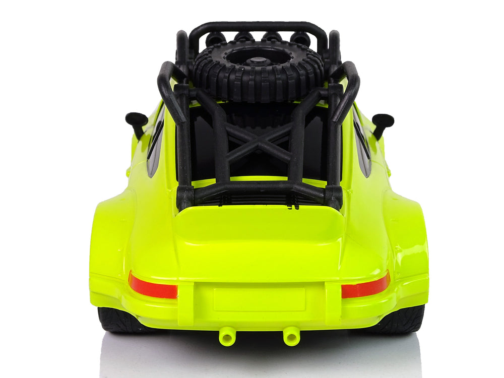 Carro Esportivo 1:18 Piloto de Roda Sobressalente Verde