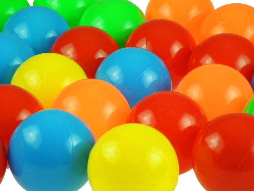 50 Plastic Balls Set Indoor Outdoor Activity Pool