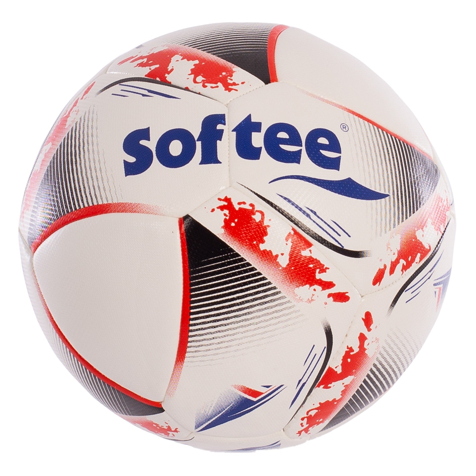 Pallone da calcio ibrido Softee Liverpool Blanco/Rojo/Negro FÚTBOL 11
