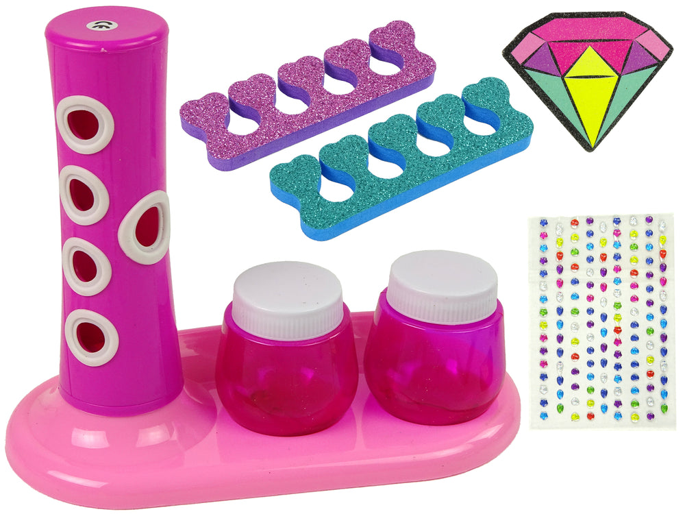 Körömfestő készlet Körömcsillám adagoló körömlakk matricák