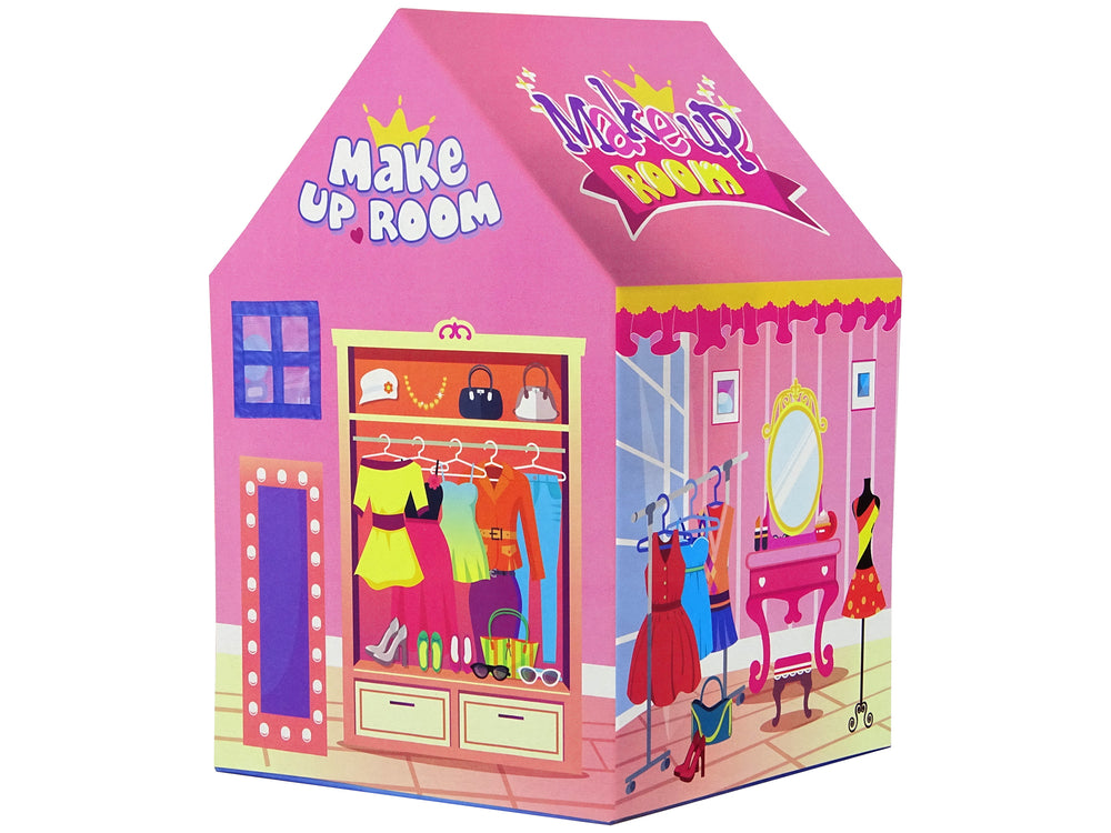 Princess Tent For Kids Beauty Salon Pink Accessories Crown