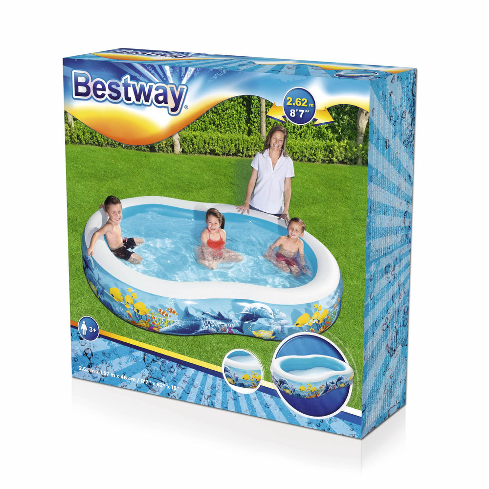 Inflatable Ocean Pool 262 X 157 X 46 Cm Bestway 54118
