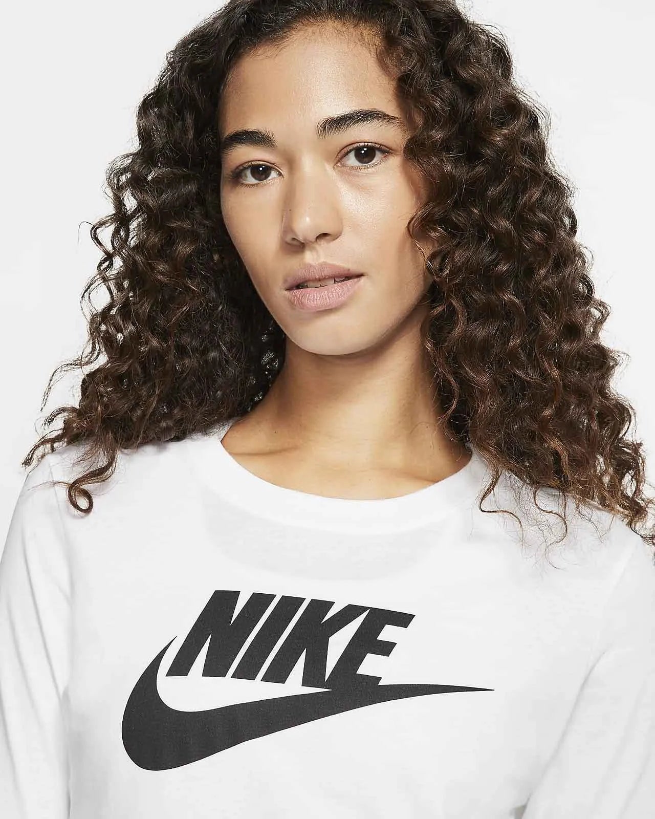 Women's Nike Essential Icon Futura White T-shirt