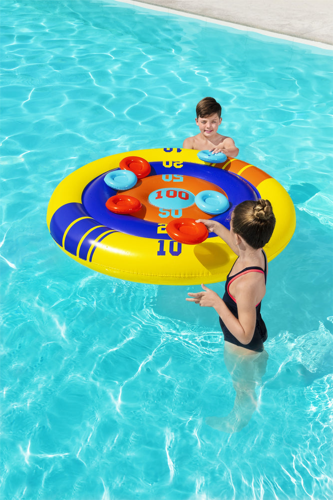 Inflatable Pool Game Arcade Shield Frisbee 140 Cm Bestway 52566