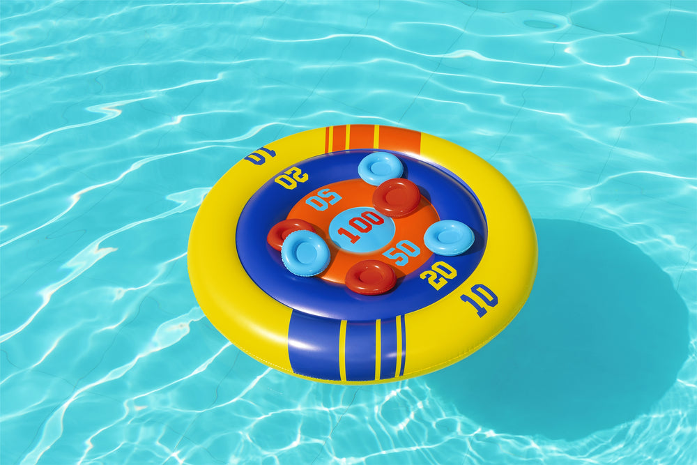 Inflatable Pool Game Arcade Shield Frisbee 140 Cm Bestway 52566