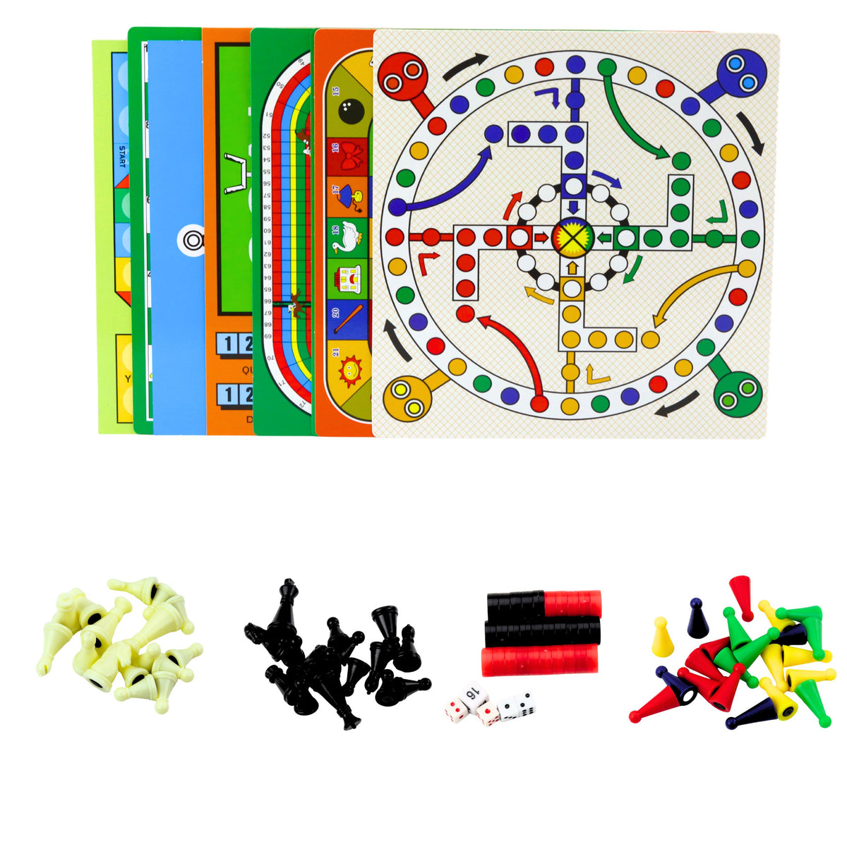Family Game Set 18 In 1 Chess Magnetic Chessboard