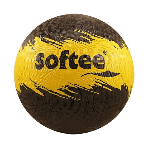 Rubberen bal Softee Negro/Amarillo