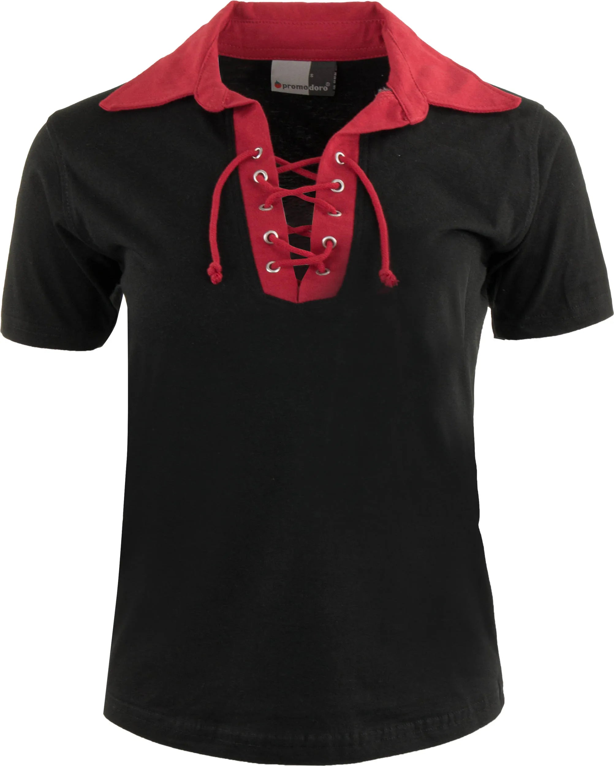 Léine polo na mban promodoro retro polo dubh m