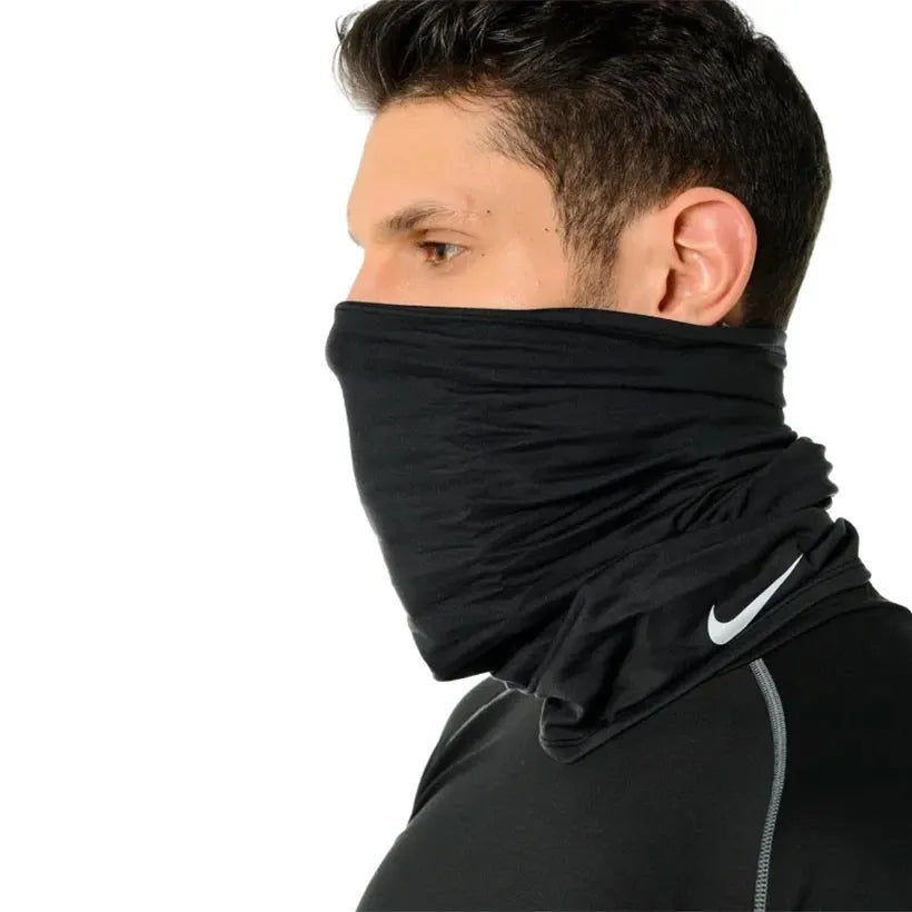 Nyakmelegítő Nike Dri-fit Wrap 2.0 fekete-ezüst fekete