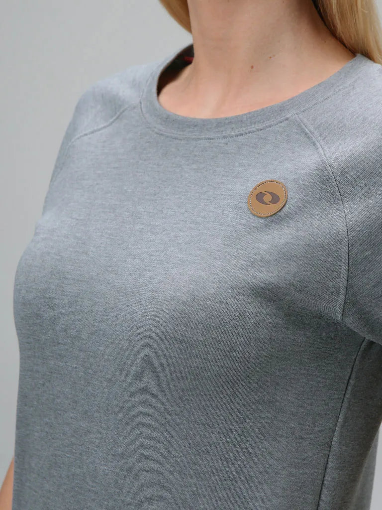 Lúb gúna na mban eczana gry grey xl