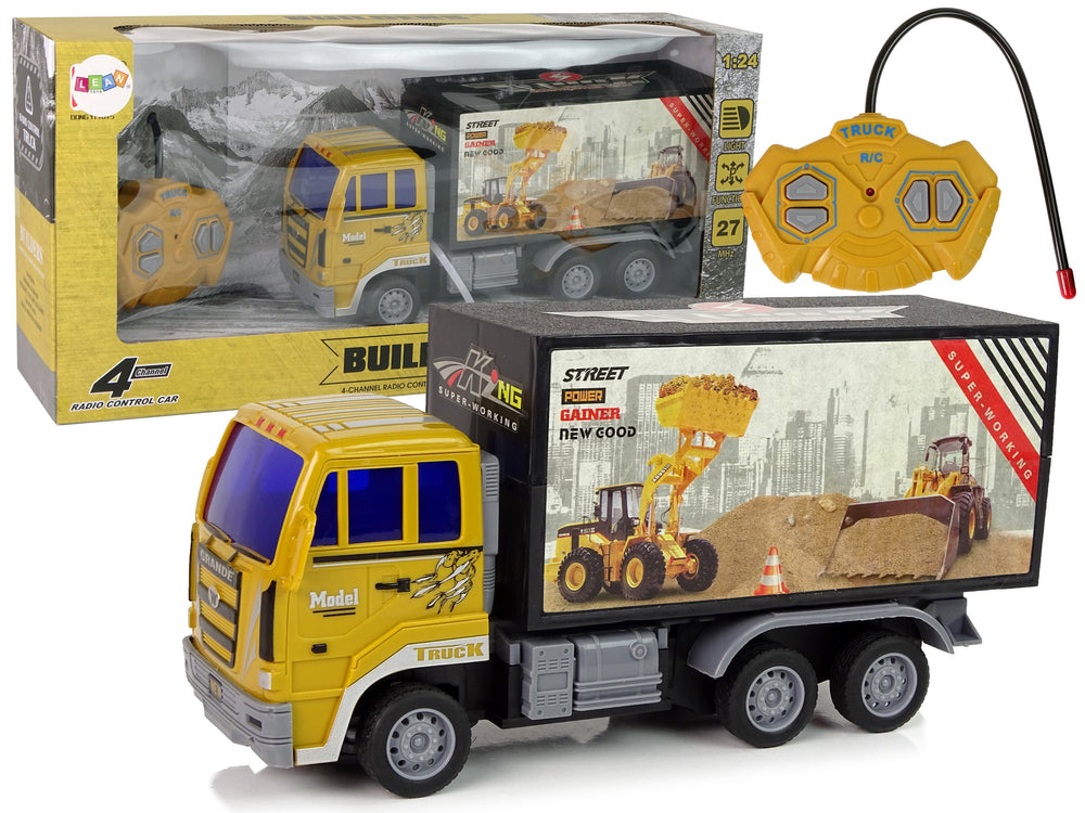 Remote Controlled Construction Truck 1:24 Yellow