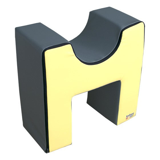 Figure Seat 60x60x30cm Amarillo/Gris 60X60X30 Cm