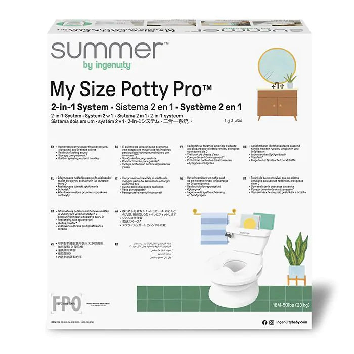 Ingenuity My Size Potty Pro - бяло