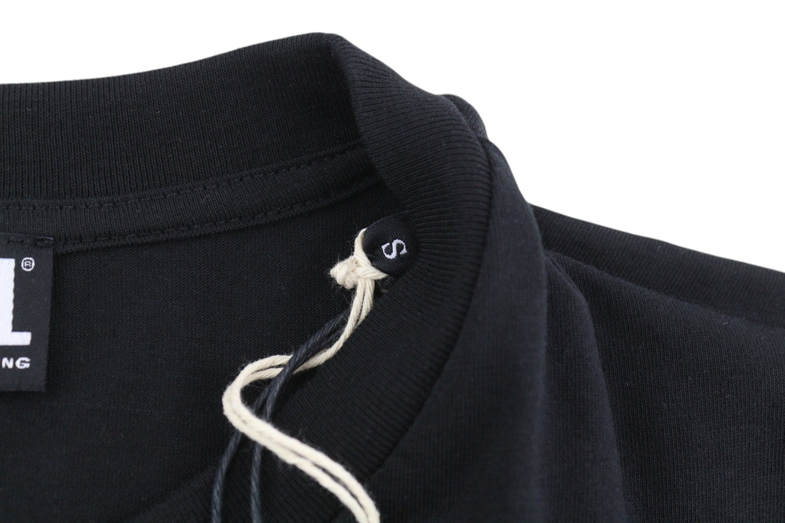 Diesel T-diegos-b6 Men's T-shirtblack Elastic Cotton Tricot Short Sleeved